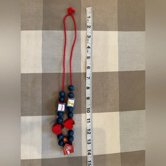 Vintage Handmade Jewelry Set Teacher Schoolhouse  Necklace Drop Earrings Novelty - Picture 3 of 8